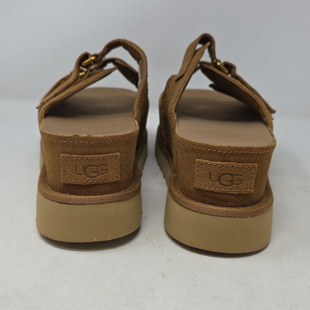 UGG Goldenstar Platform Suede Slide Sandals Size 11 - Picture 4 of 6